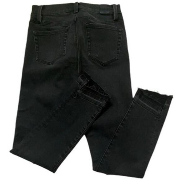 Level 99 Jeans Women 24x25 Distressed Skinny Stretch Dark Wash Casual Streetwear - Picture 4 of 10